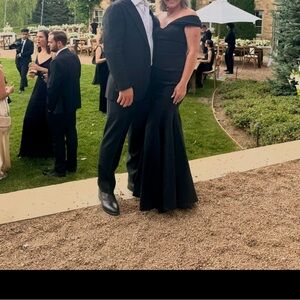 Elegant Black Evening Gown